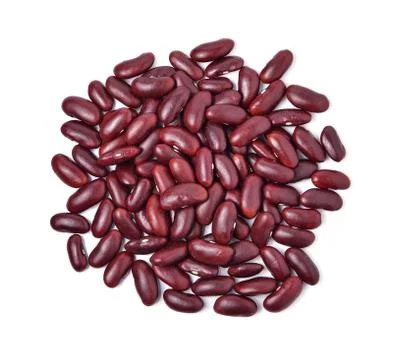 Kidney beans on white background Stock Photos