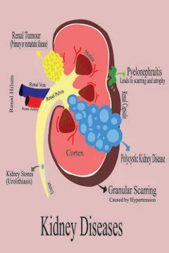 Kidney disease Stock Illustration