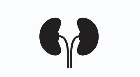 Kidney icon. Illustrazione stock