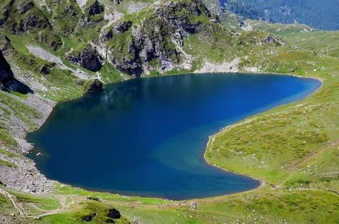The kidney lake Stock Photos