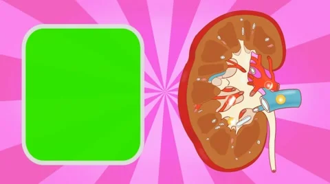 Kidney - Vector Animation - Human Body -... | Stock Video | Pond5
