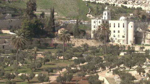 Kidron Valley. Jerusalem. Video stock 51560281