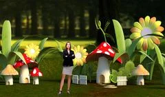 Kids 007 TV Studio Set - Virtual Green Screen Background PSD PSD Template