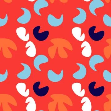 Kids abstract seamless pattern Stockillustratie