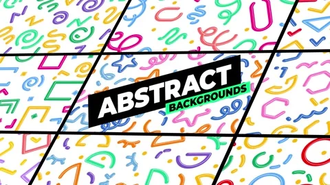 Kids Backgrounds 库存 After Effects