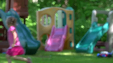 Kids in Backyard - Background Element 스톡 동영상 53088648