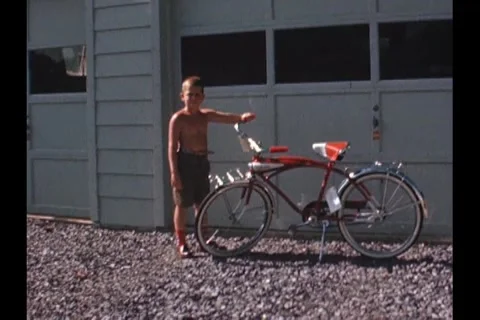 Kids in the backyard Stock Footage 44904796