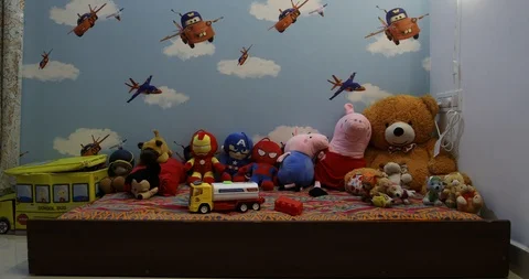 Kids bedroom Stock Footage 107119919
