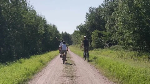 Kids on Bikes - 5 Video stock 171717829