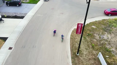 Kids biking Video stock 171737974
