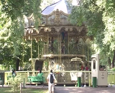 Kids Carousel 스톡 동영상 115714