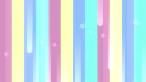 Kids cartoon abstract background loop with lines stars and rectangles Stock Footage 263055504