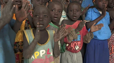 Kids Clap and Sing Stock Footage 24149131