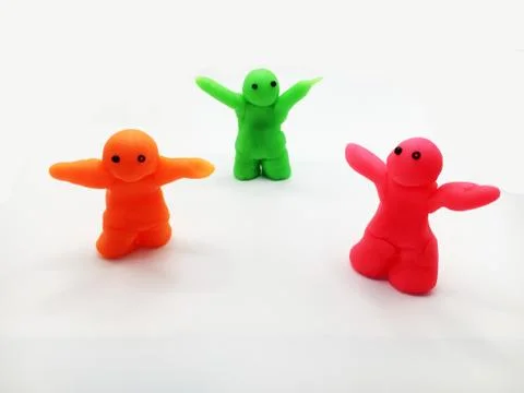 Kids clay Stock Photos
