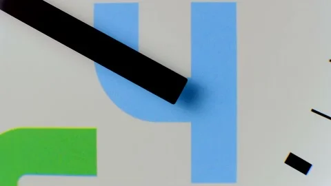 Kids clock timelapse Stock Footage 238496596