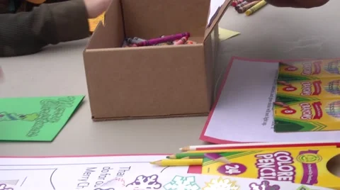 Kids Coloring  Stock Footage 58707097