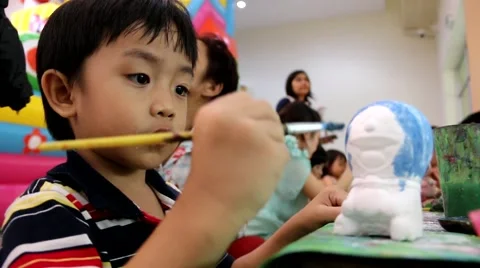 Kids coloring.2 Stock-Footage 41759942