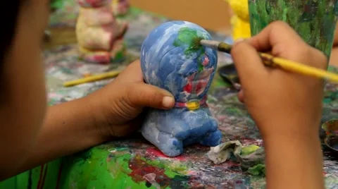 Kids coloring.6 Stock Footage 41759943