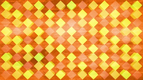 Kids cubes orange background, loop 스톡 동영상 38283019