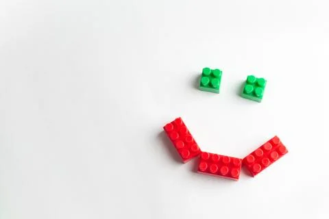 Kids development, Building blocks and construction, Alphabet and heart Stock Photos