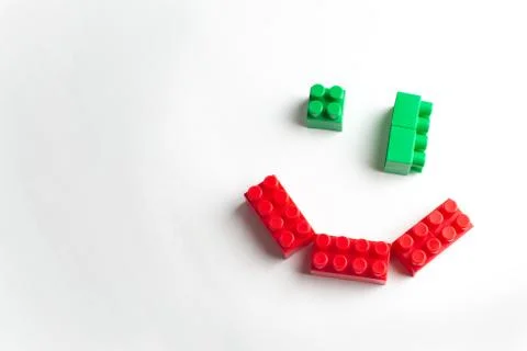 Kids development, Building blocks and construction, Alphabet and heart Stock Photos