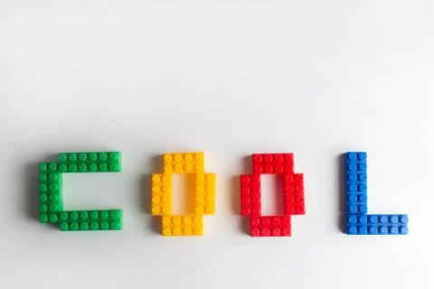 Kids development, Building blocks and construction, Alphabet and heart Stock Photos