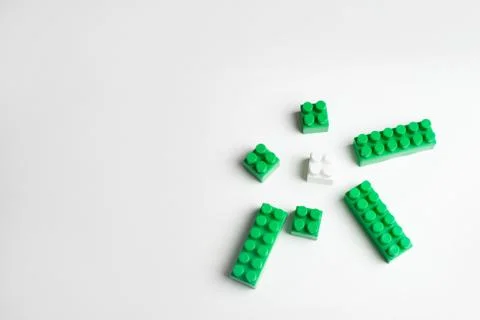 Kids development, Building blocks and construction Stock Photos
