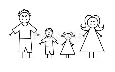 Famili Kid Drawing Four Sons Stock Photos - 706 Images | Shutterstock