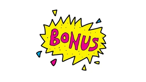 Kids drawing white screen with theme of bonus Video stock 110887029