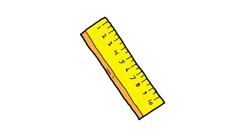 Kids drawing white screen with theme of ruler Stock Footage 112276287