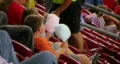 Kids Eating Cotton Candy HD Footage