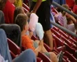 Kids Eating Cotton Candy SD Footage
