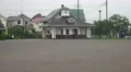 Kids Hang Out By Japanese Civic Building With Clock Tower And Sports Feild 4K 4k or 4k+ Resolution