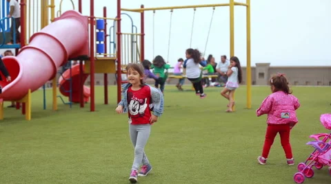 Kids having fun in the park Video stock 63906112
