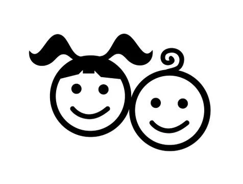 Kids icon vector illustration Stock Illustration