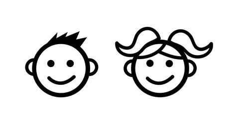 Kids icon vector illustration Stock Illustration
