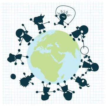 Kids 스톡 일러스트