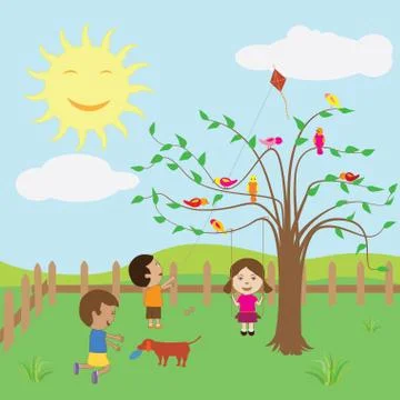 Kids Stock Illustration