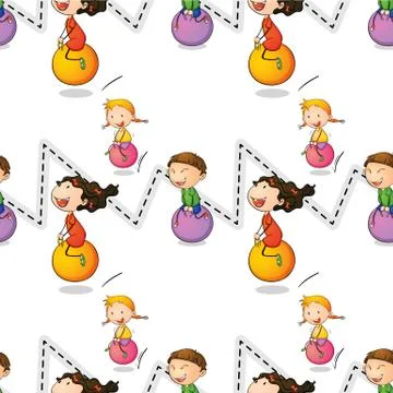 Kids Illustrazione stock