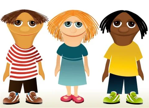 Kids Illustrazione stock