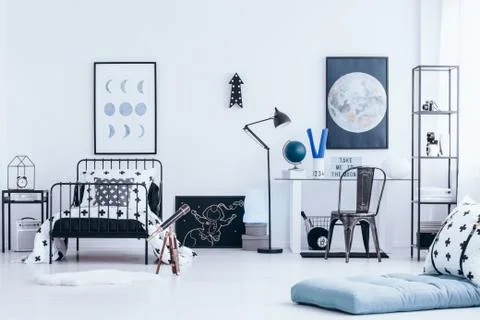 Kid's interior with study space Stock-Fotos