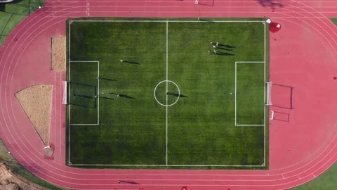 Kids leaving the stadium Stock Footage 237871103