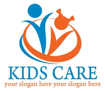 Kids logo Stock-Illustration