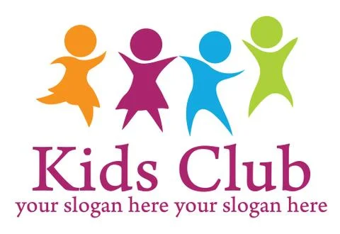 Kids logo Stock-Illustration