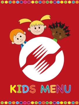 Kids menu Stock Illustration