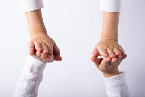 Kids palm games Stock Photos