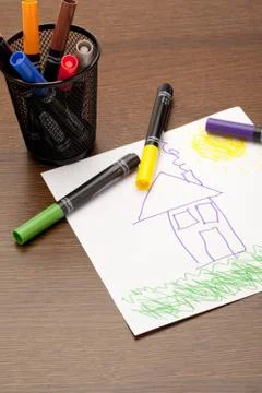 Kids perspective Stock Photos