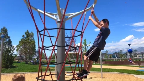 Kids at play Stock Footage 92926636