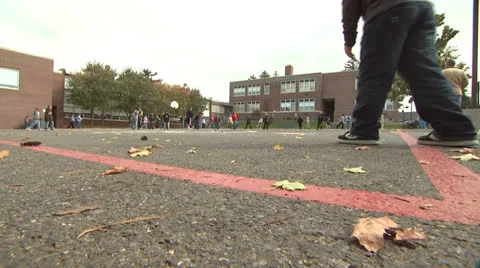 Kids On Playground 5 Video stock 22844524