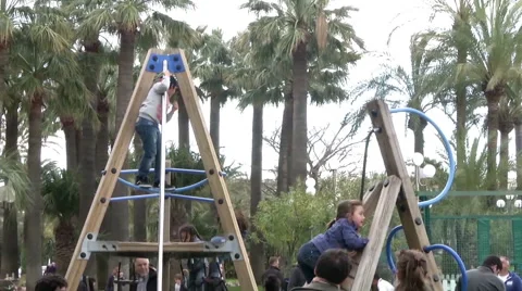 Kids Playing Stock Footage 46039880